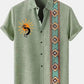 Retro Casual Short Sleeved Shirt For Men
