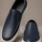 Men’s Premium Pebbled Leather Slip-On Loafers | Midnight Navy