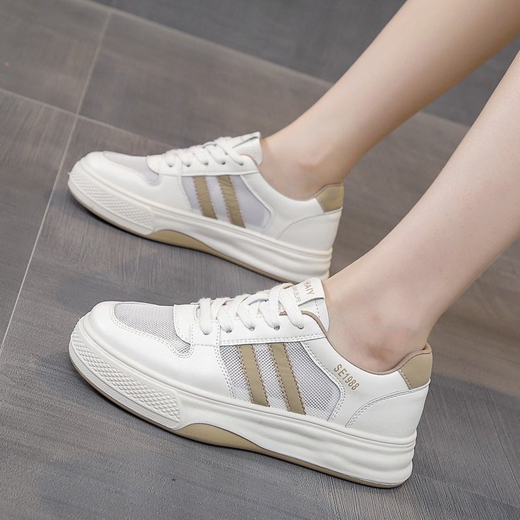 Mesh White Sneakers Womens Shoes 2024 Springsummer New Style