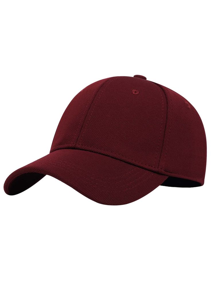 Plain Adjustable Baseball Cap – Cotton Classic (Black, Green, BOARDEAUX)