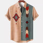 Retro Casual Short Sleeved Shirt For Men