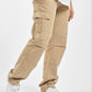 Men’s Khaki Cargo Pants – Relaxed Fit Utility Streetwear Trousers
