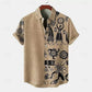 Retro Casual Short Sleeved Shirt For Men