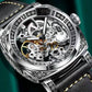 Carved Vintage Fashion Hollow Mechanical Automatic Mens Watch