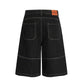 Retro Unisex Washed Mens Loose Denim Shorts